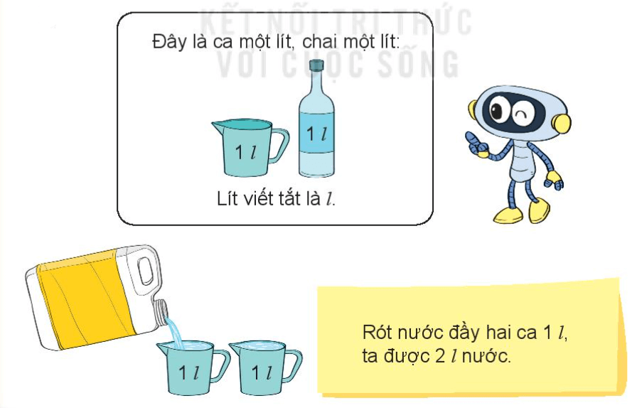 Bài tập về lít lớp 2